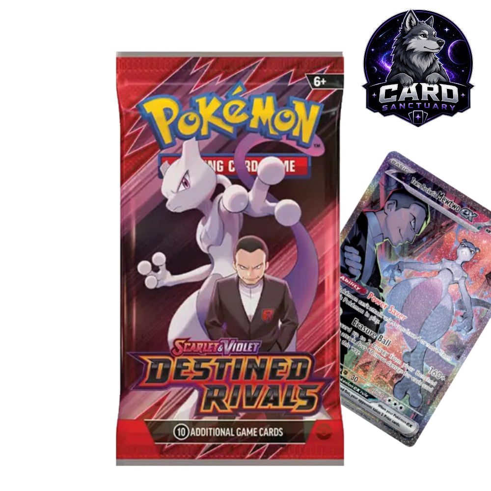 Pokémon TCG - Destined Rivals Booster Pack 1x (Sealed & Authentic) - Opened Live or Sent Sealed