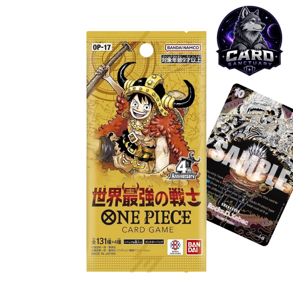 One Piece Card Game OP-17: World's Strongest Warrior Booster Pack (Japanese 4th Anniversary) - Opened Live or Sent Sealed