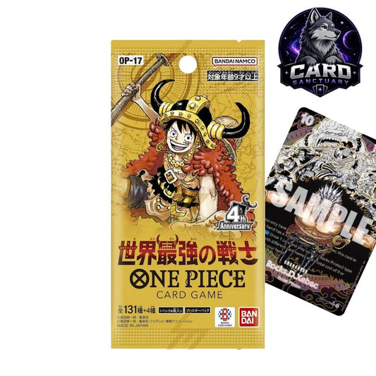 One Piece Card Game OP-17: World's Strongest Warrior Booster Pack (Japanese 4th Anniversary) - Opened Live or Sent Sealed