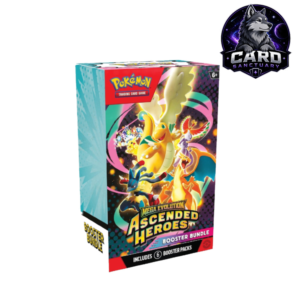 Pokémon TCG - Ascended Heroes Booster Bundle (6 Sealed & Authentic Booster Packs) - Opened Live or Sent Sealed