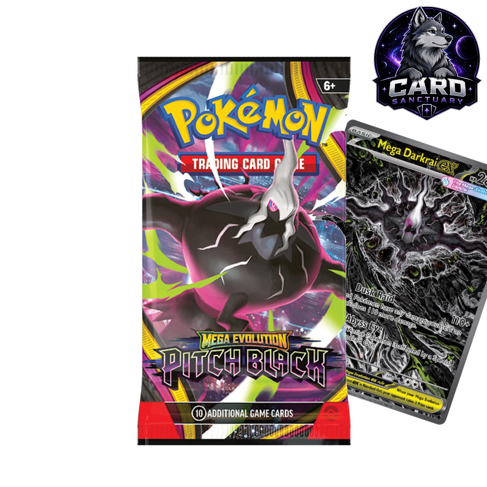 Pokemon TCG - Pitch Black 1x Booster Pack (Sealed & Authentic) - Opened Live or Sent Sealed