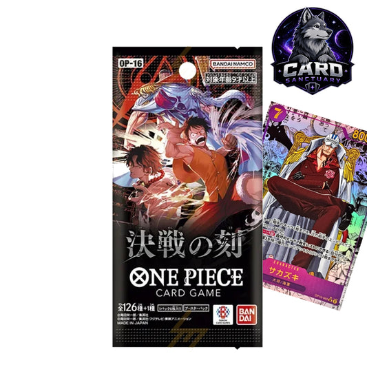 One Piece TCG - The Decisive Battle OP-16 (Sealed & Authentic Japanese Booster Pack) - Opened Live or Sent Sealed